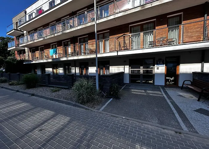 公寓 Morska Ballada 43-46m2 Przy Morzu, Garaz, Basen, Sauny, Taras *